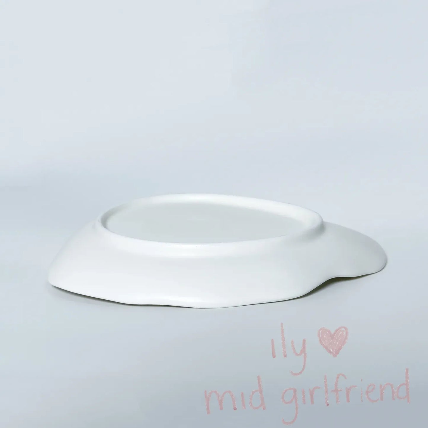 white cloud shaped ceramic tray jewelry storage key tray