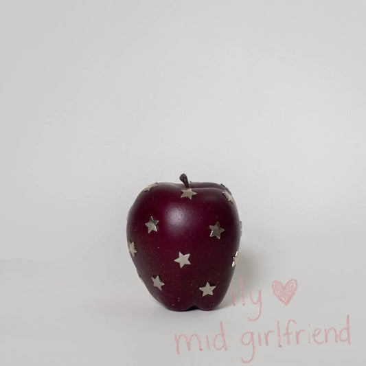 handmade star rivet realistic snake apple charm necklace pants chain