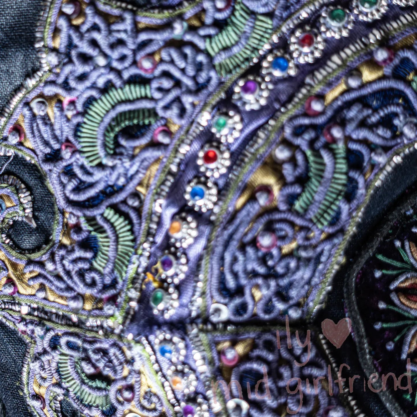chinese traditional hand-stitched miao embroidery fabric crossbody bag ethnic boho style
