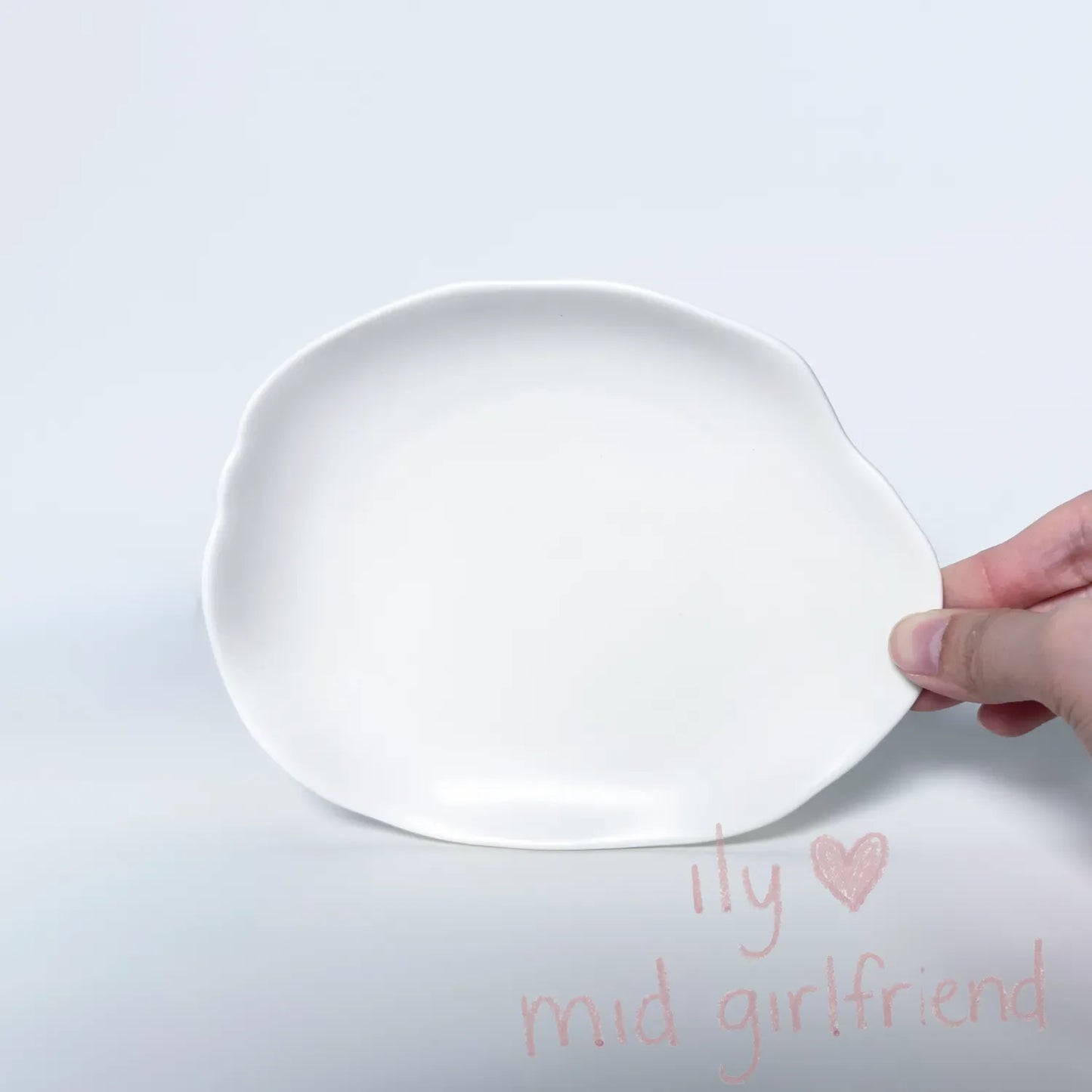 white cloud shaped ceramic tray jewelry storage key tray